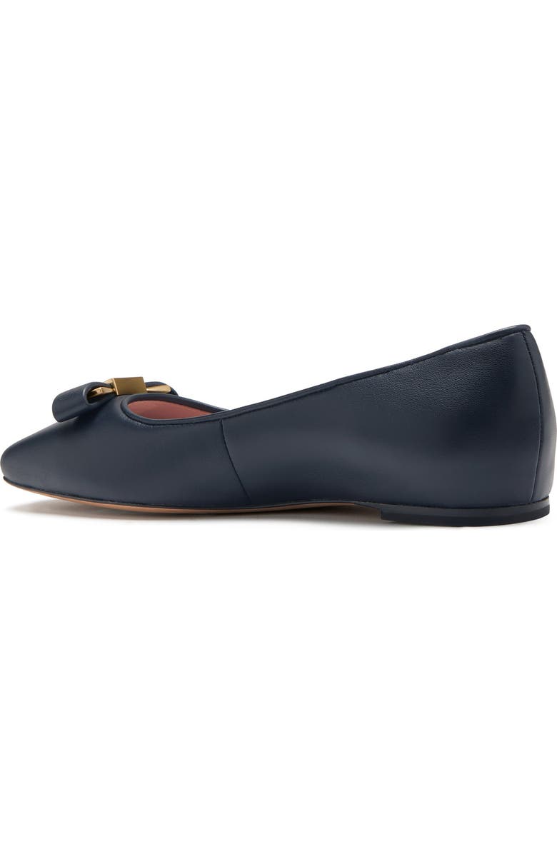 Kate Spade New York bowdie ballet flat, Alternate, color, Captain Navy