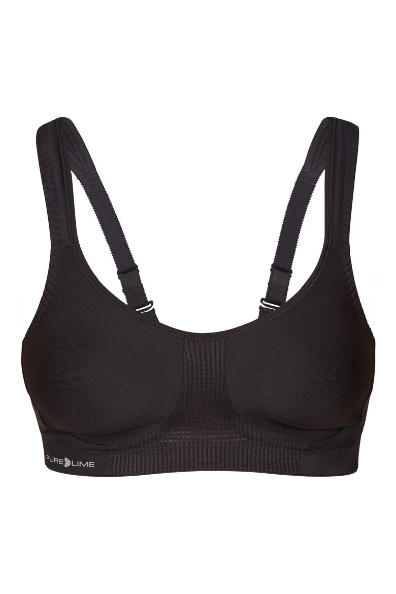Support High Impact Sports Bra, Alternate, color, BLACK