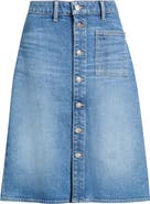 Frank & Eileen Shannon Button Front Denim Skirt
