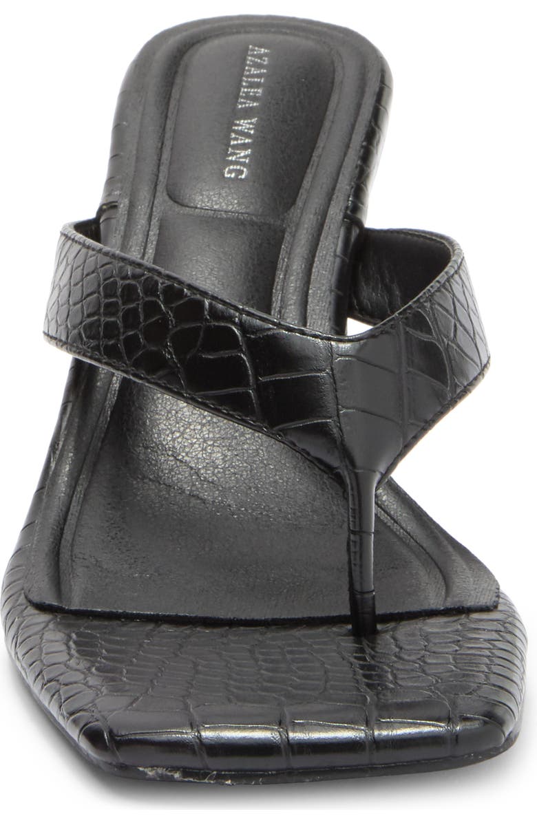 AZALEA WANG Umberta Flip Flop, Alternate, color, Blackcroc