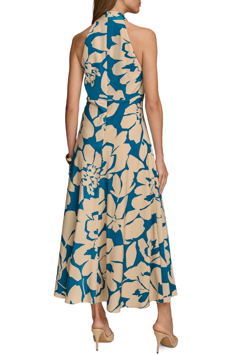 Donna Karan New York Print Halter Maxi Dress, Alternate, color,
