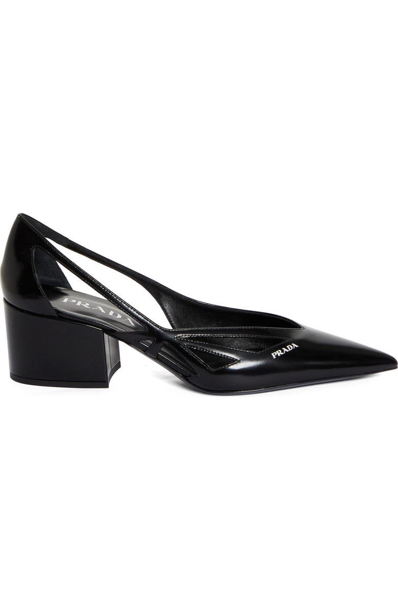 Prada Runway Pointed Toe Pump, Alternate, color,