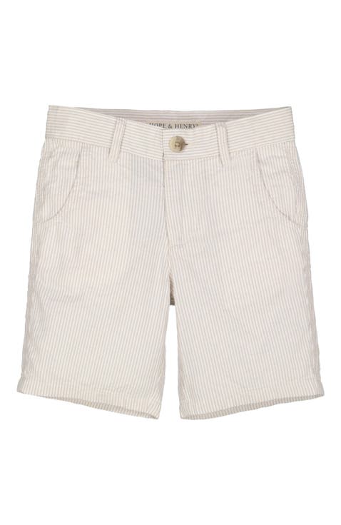 Baby Boys' Organic Seersucker Short, Infant