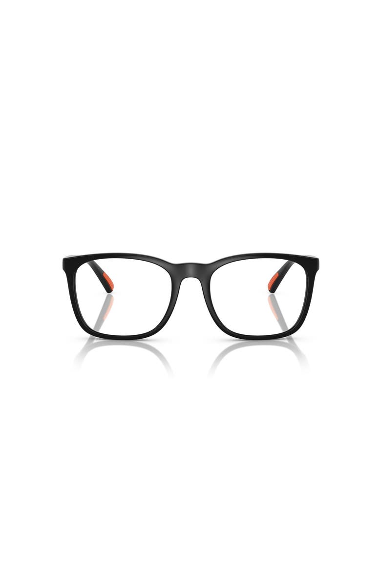 54mm Rectangle optical glasses, Alternate, color, Black
