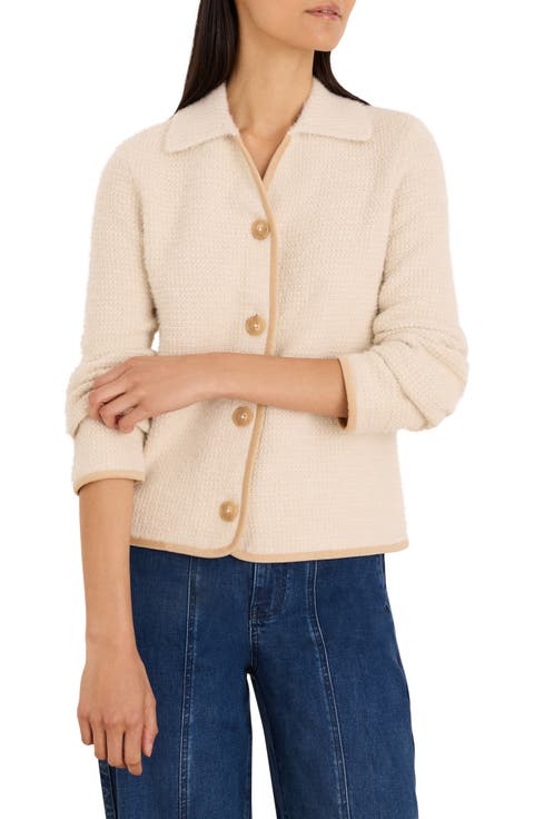 Velvet Cord Knit Jacket