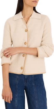 NIC+ZOE Velvet Cord Knit Jacket