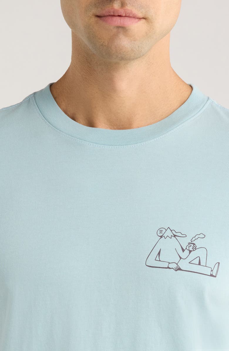 Roark Unhustle Graphic T-Shirt, Alternate, color, Dusty Blue