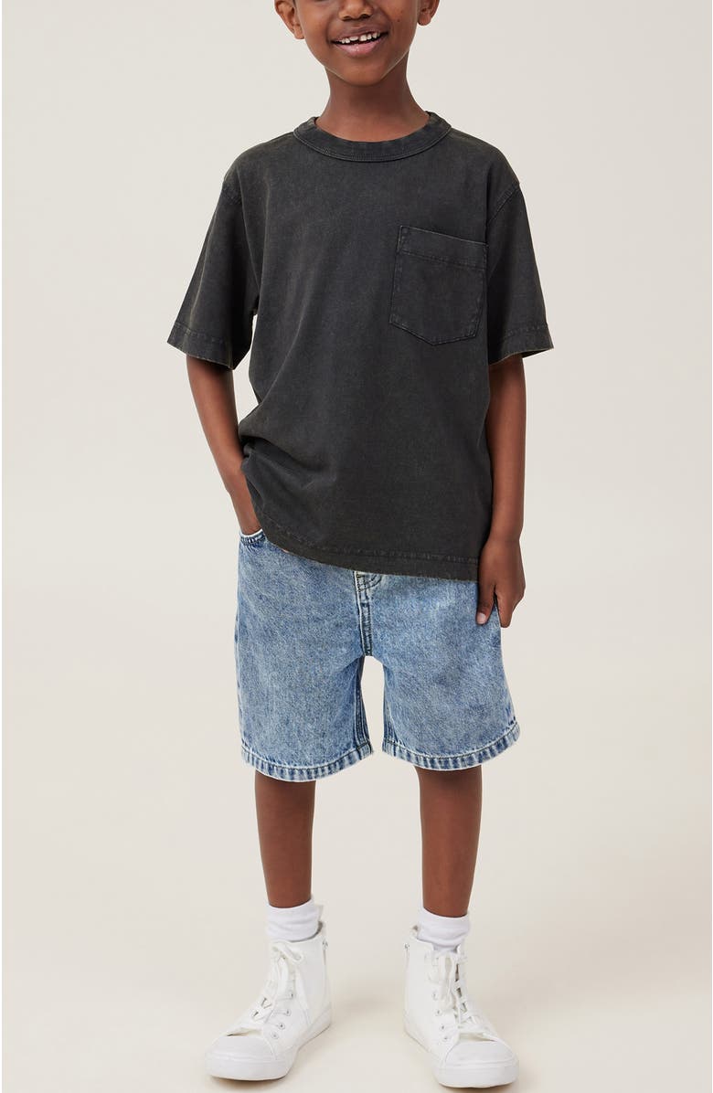 Cotton On Kids Kid's The Essential Short Sleeve Tee, Alternate, color, Phantom Wash