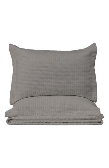 Woven & Weft Solid Quilt & Sham Set
