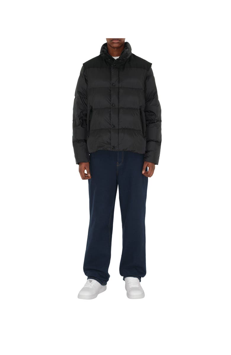 Burberry Detachable Sleeve Nylon Puffer Jacket, Alternate, color, 