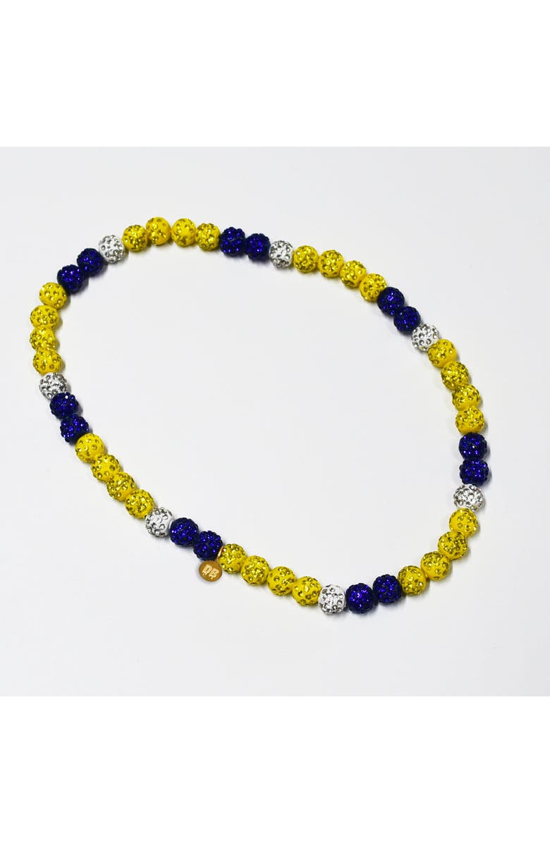 The Drip Bros Champion Drip Team Spirit Necklace, Main, color, Yellow