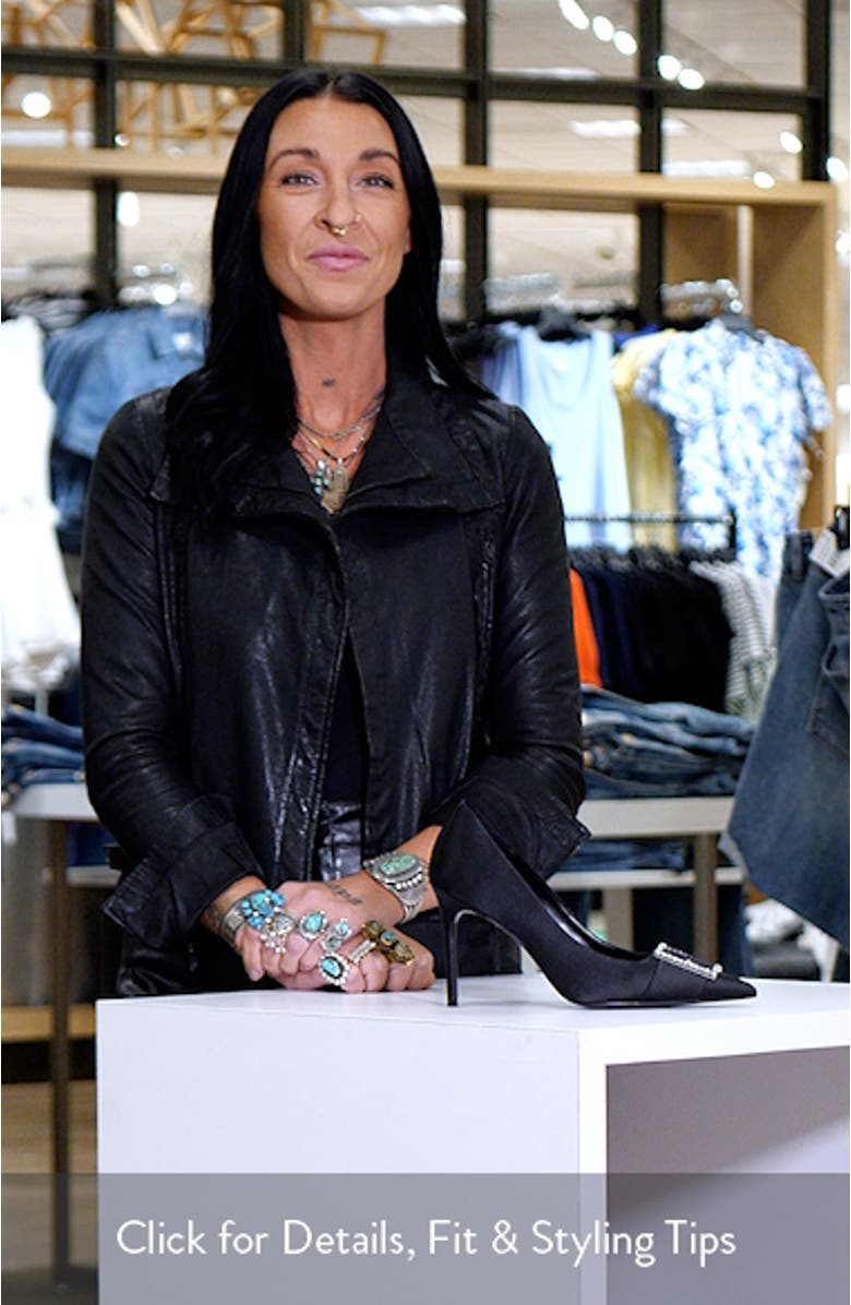 Buckle Pointed Toe Pump, sales video thumbnail