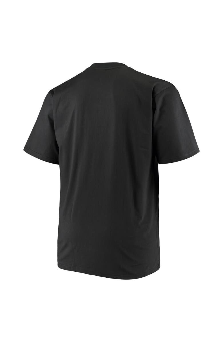 FANATICS Men's Fanatics Branded Black Miami Dolphins Big & Tall Color Pop T-Shirt, Alternate, color, 