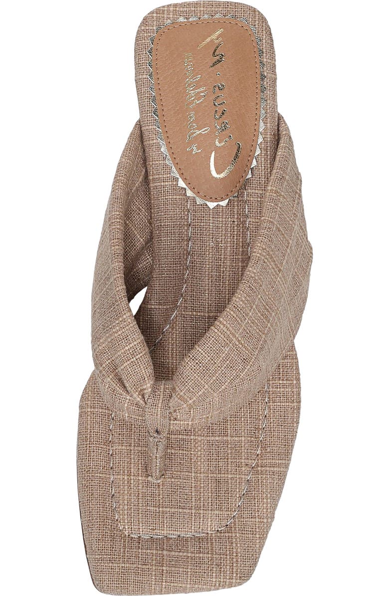 Circus NY by Sam Edelman Colette Block Heel Sandal, Alternate, color, Natural Gold