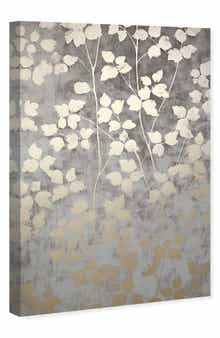 Wynwood Studio Silvery Gray Garden Canvas Wall Art