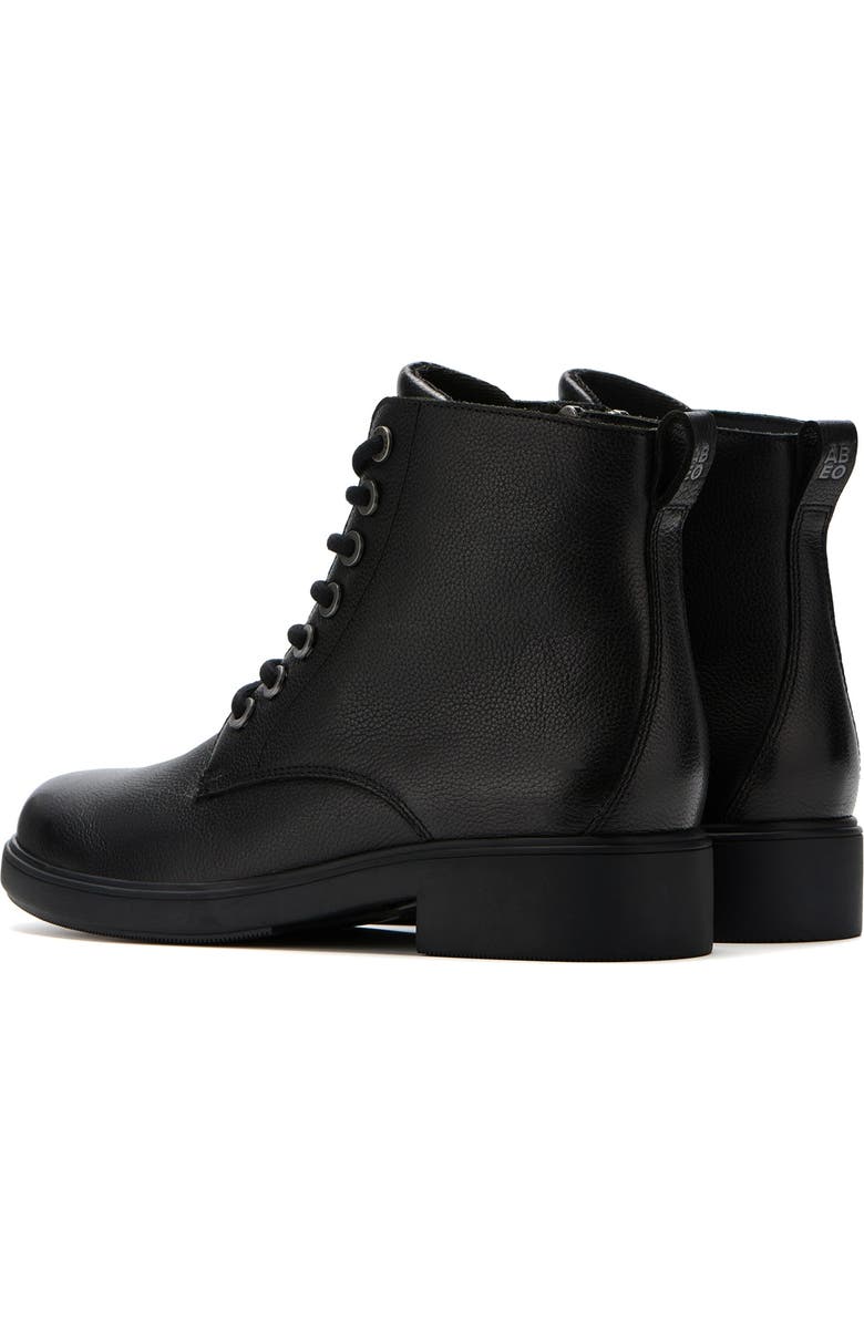 ABEO Compass Lace Boots, Alternate, color, Black Leather
