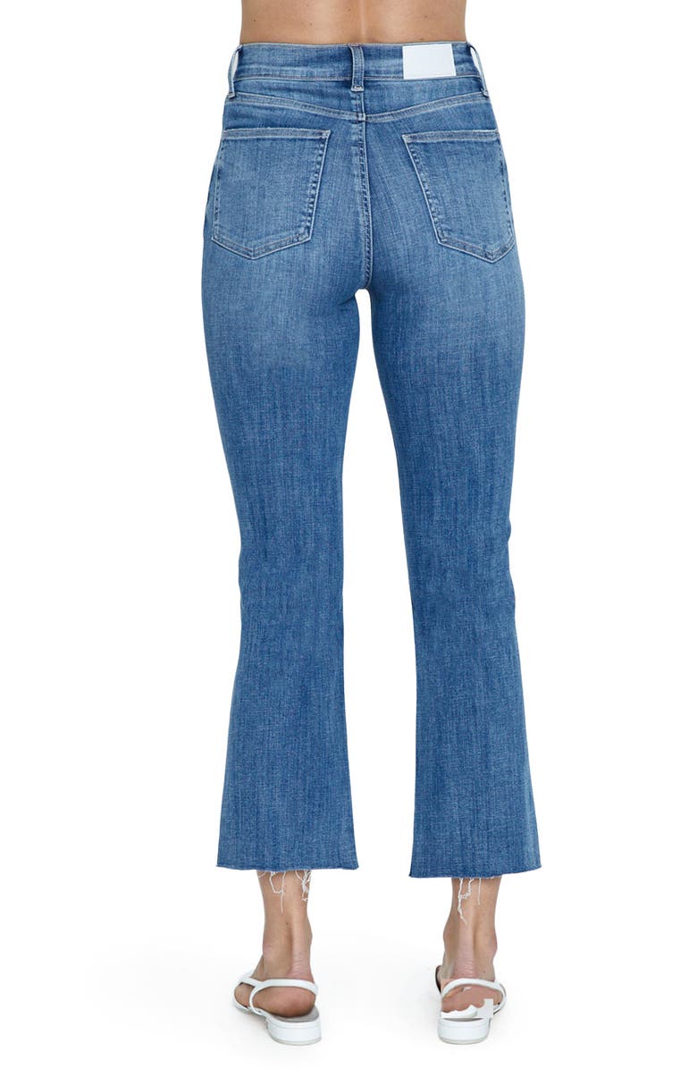 Pistola Lennon High Waist Chew Hem Crop Bootcut Jeans, Alternate, color, 