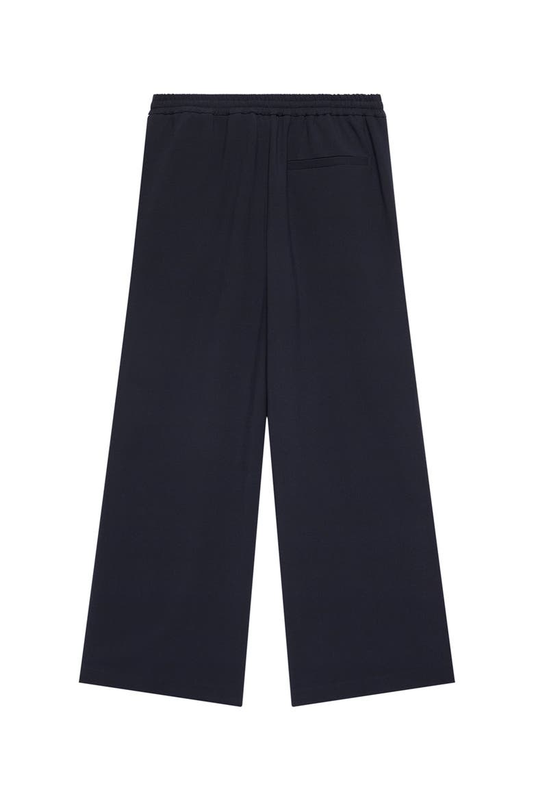 Side Stripe Wide Trousers, Alternate, color, Navy