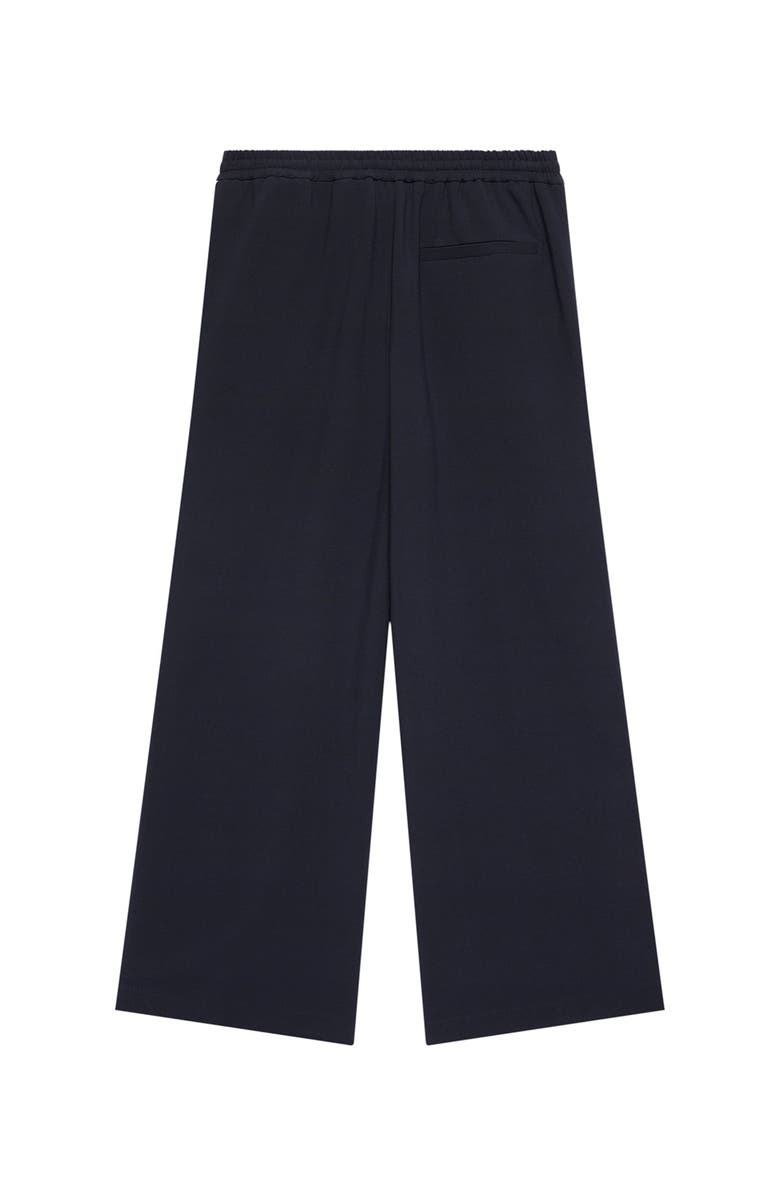 MINT VELVET Side Stripe Wide Trousers, Alternate, color, Navy