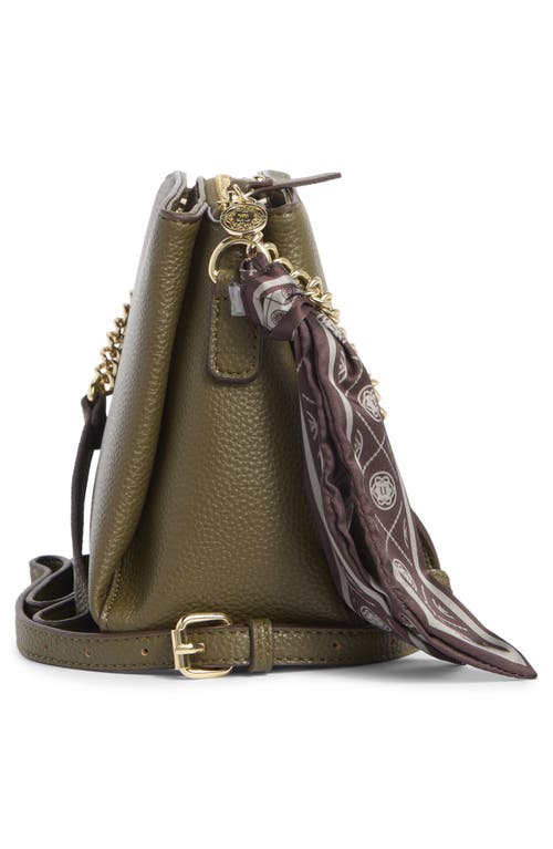 Nanette Lepore Triple Section Crossbody Bag With Scarf