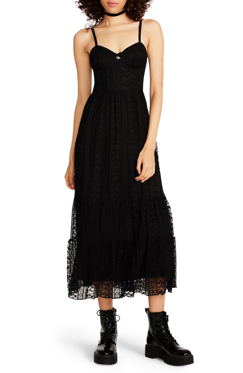 Betsey Johnson Ava Corset Maxi Dress, Main, color,