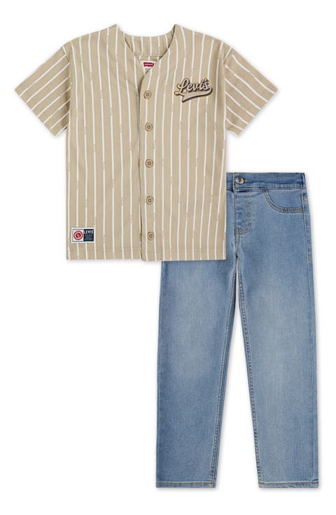 Kids' Baseball Jersey & Jeans Set (Little Kid)