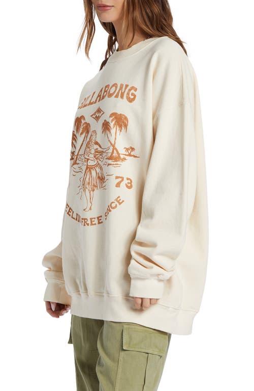 BILLABONG BILLABONG RIDE IN COTTON BLEND GRAPHIC SWEATSHIRT 