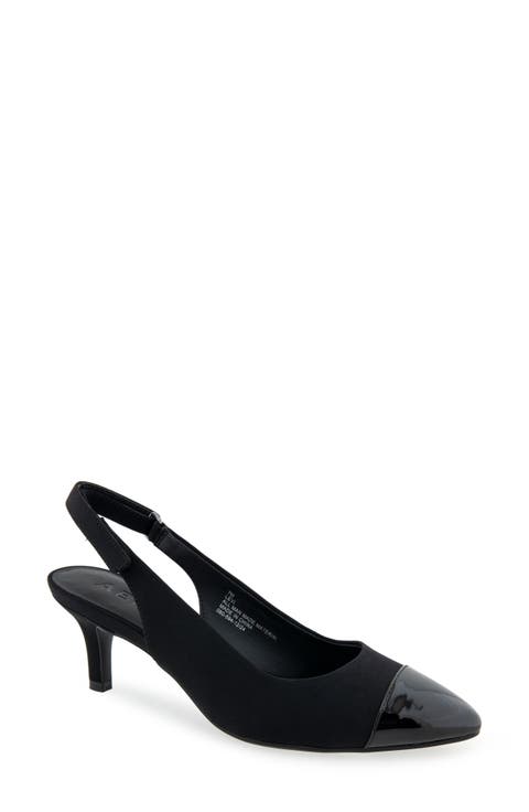 Levi Cap Toe Slingback Pump (Women)