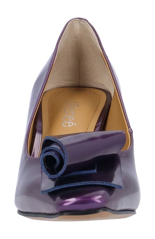 J. Reneé Karali Pointed Toe Pump In Purple