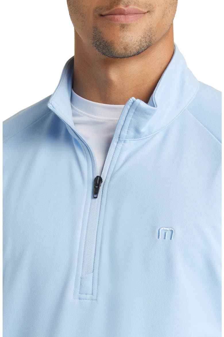 Valiant Quarter Zip Pullover, Alternate, color, POWDER BLUE