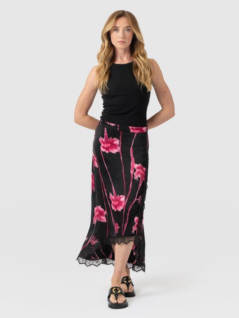 Harper Lace Midi Skirt