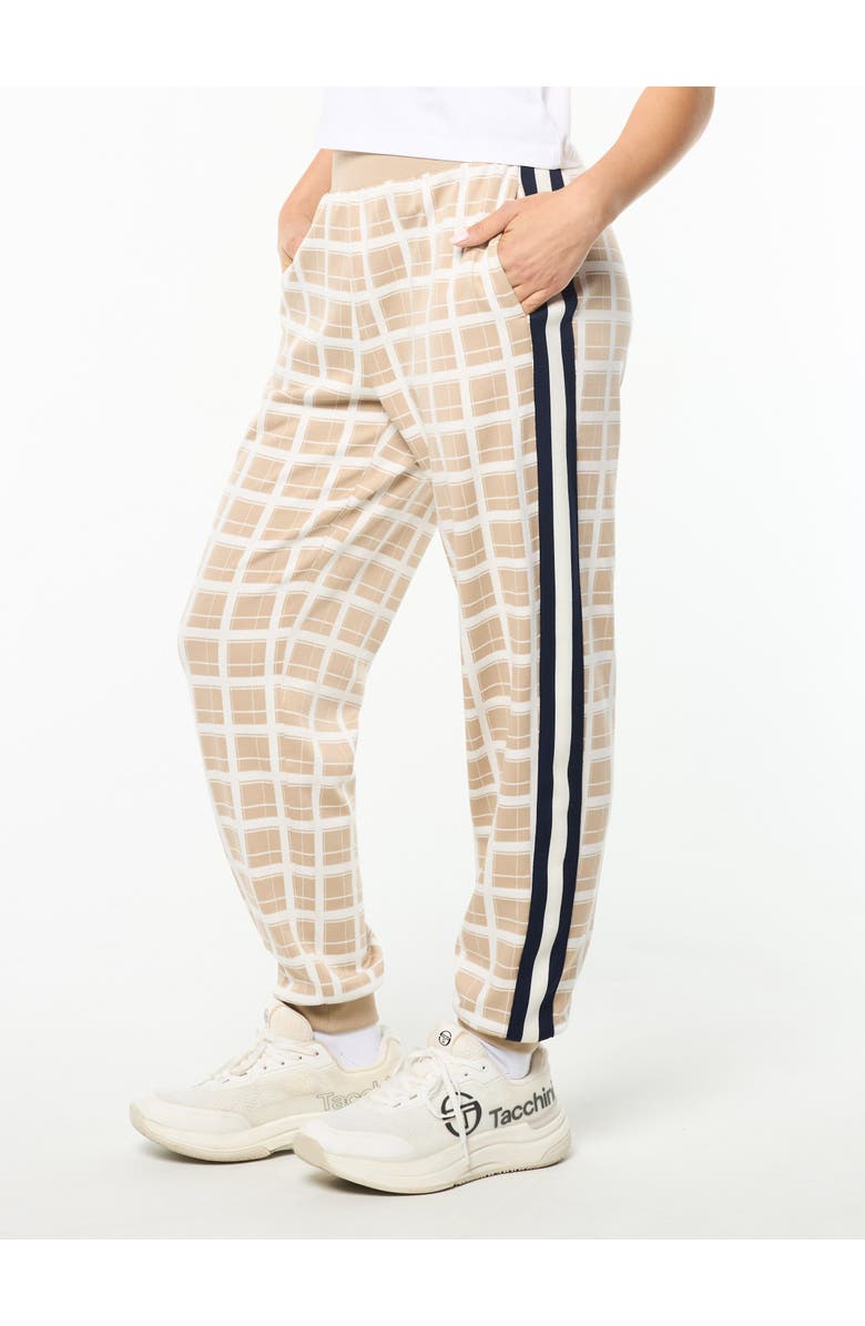 Sergio Tacchini Women's Damarindo Check Track Pant, Main, color, Humus