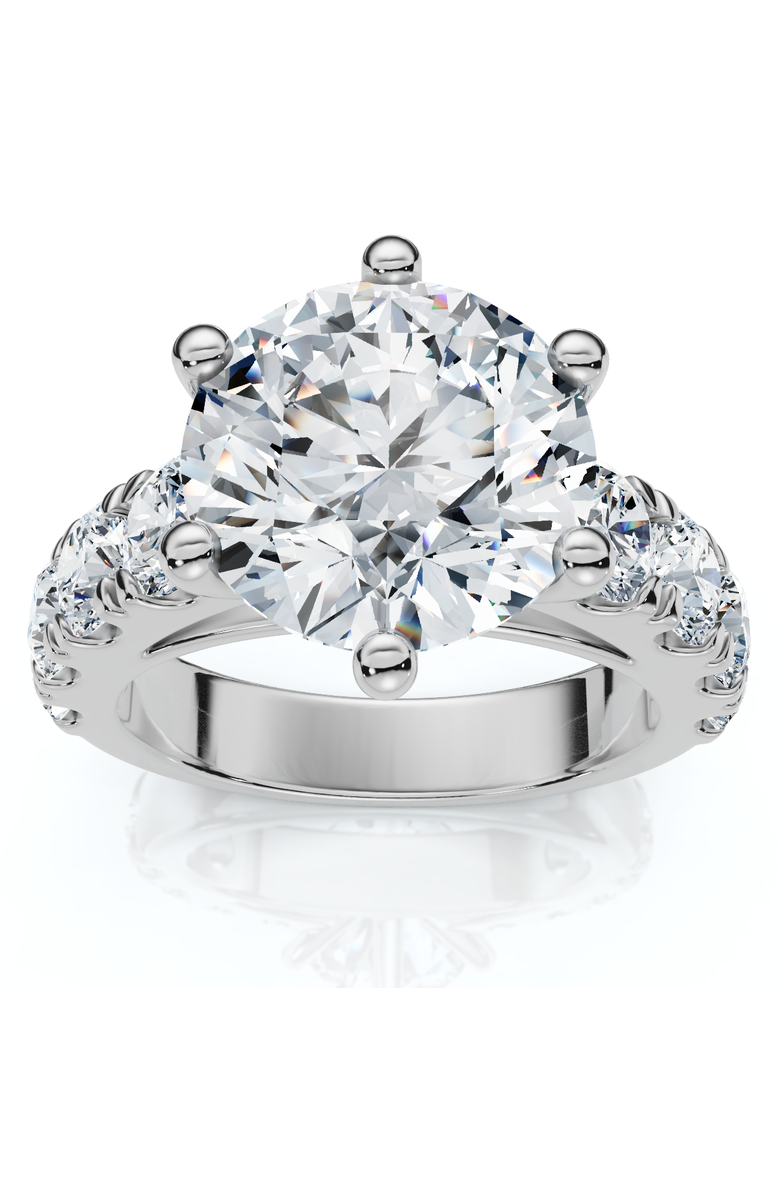 Bliss Diamond Certified 5 1/2 cttw Diamond Engagement Ring 14k Gold Lab Grown, Main, color, 14K White Gold