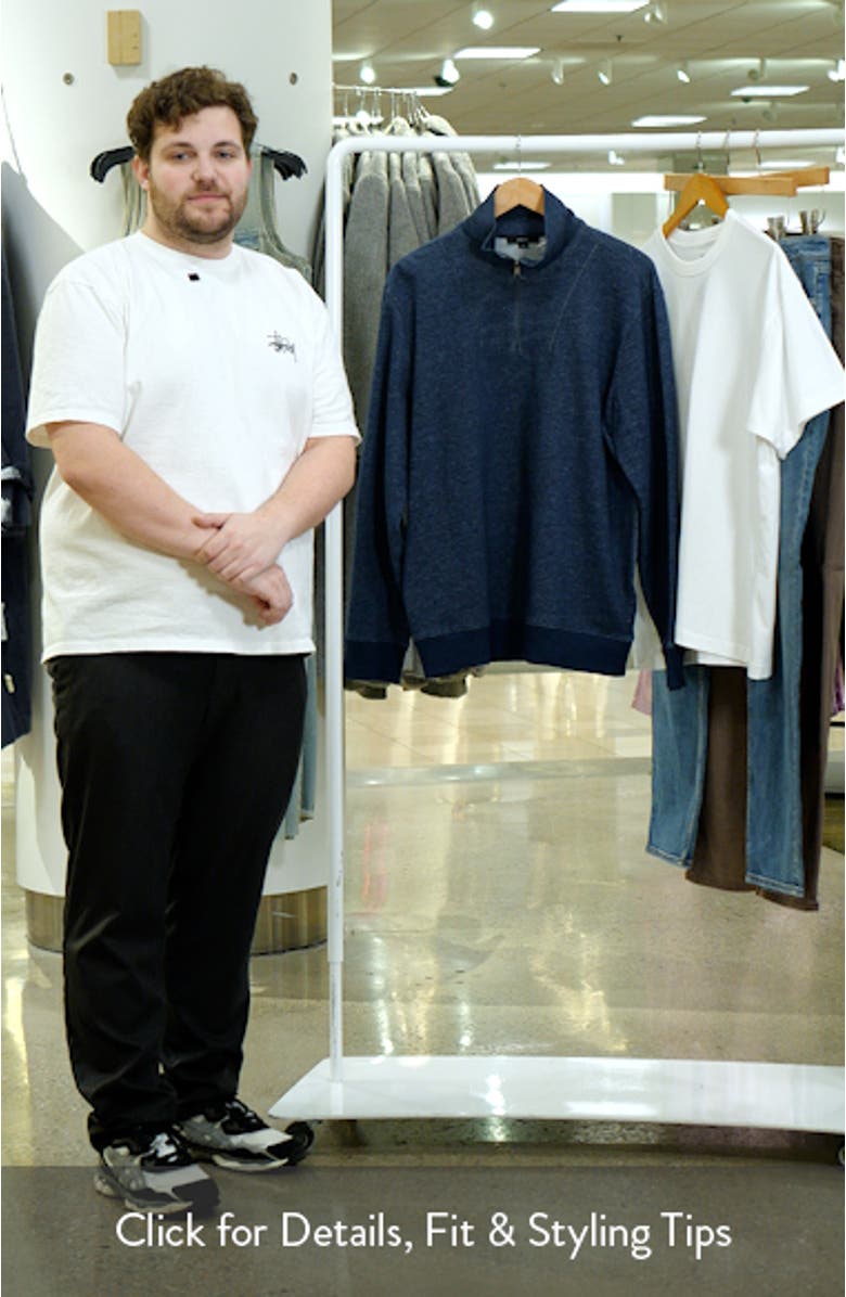 Funnel Neck Quarter Zip Pullover, sales video thumbnail