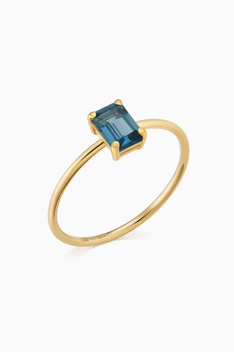 14K Gold Gemstone Vivid Ring