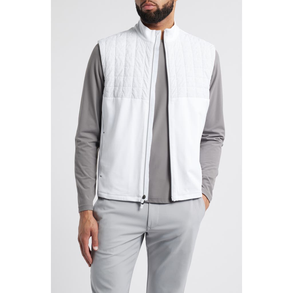 Shop Johnnie-o Filroy Quilted Vest In White