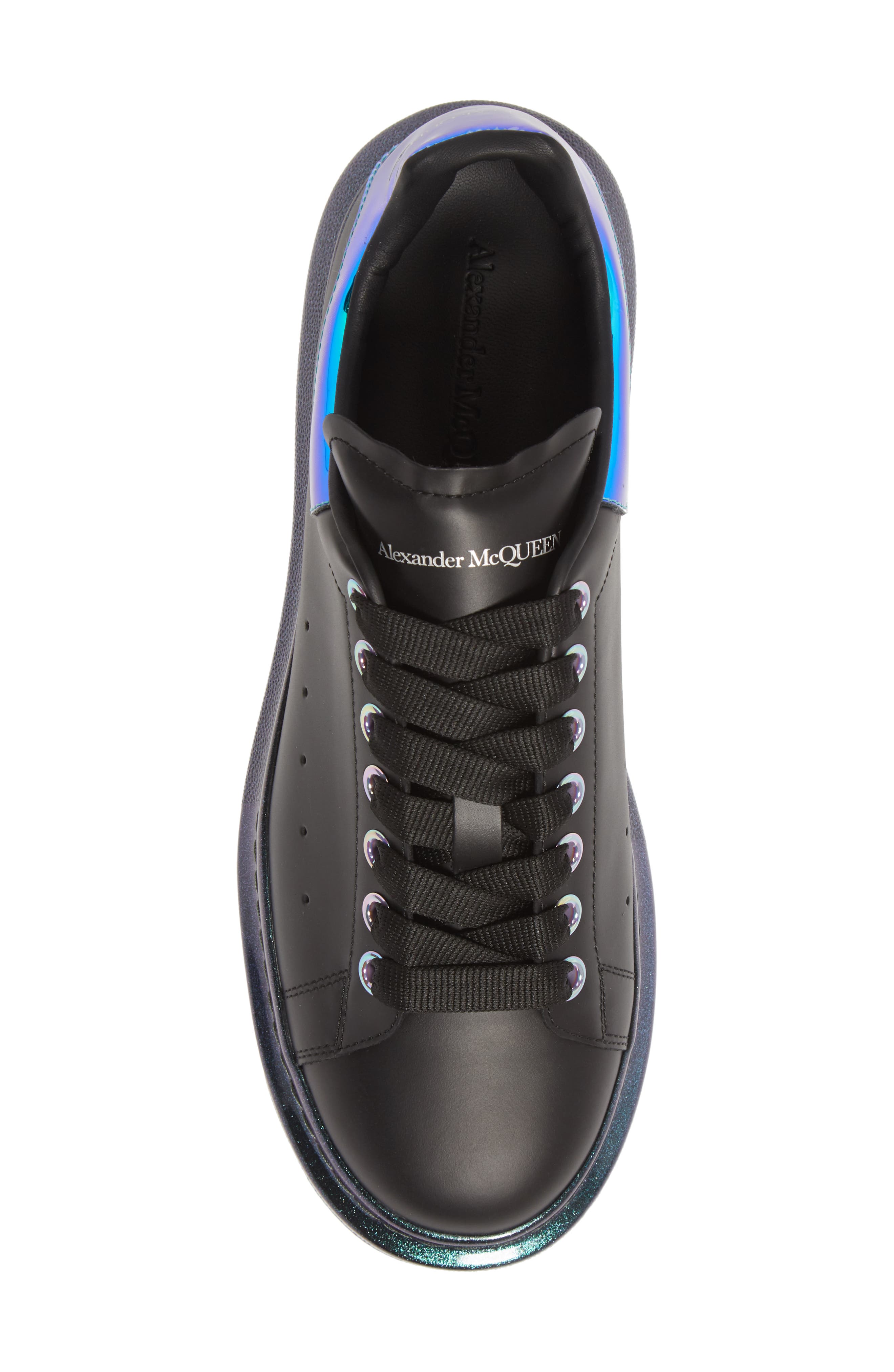 McQueen Alexander McQueen Oversize Iridescent Sneaker, Alternate, color, 