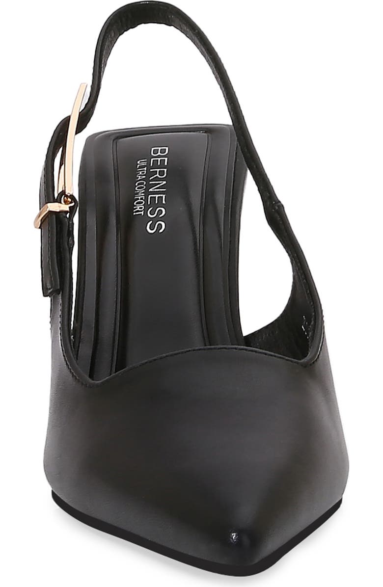 BERNESS Pointed Toe Slingback Pump, Alternate, color, Black