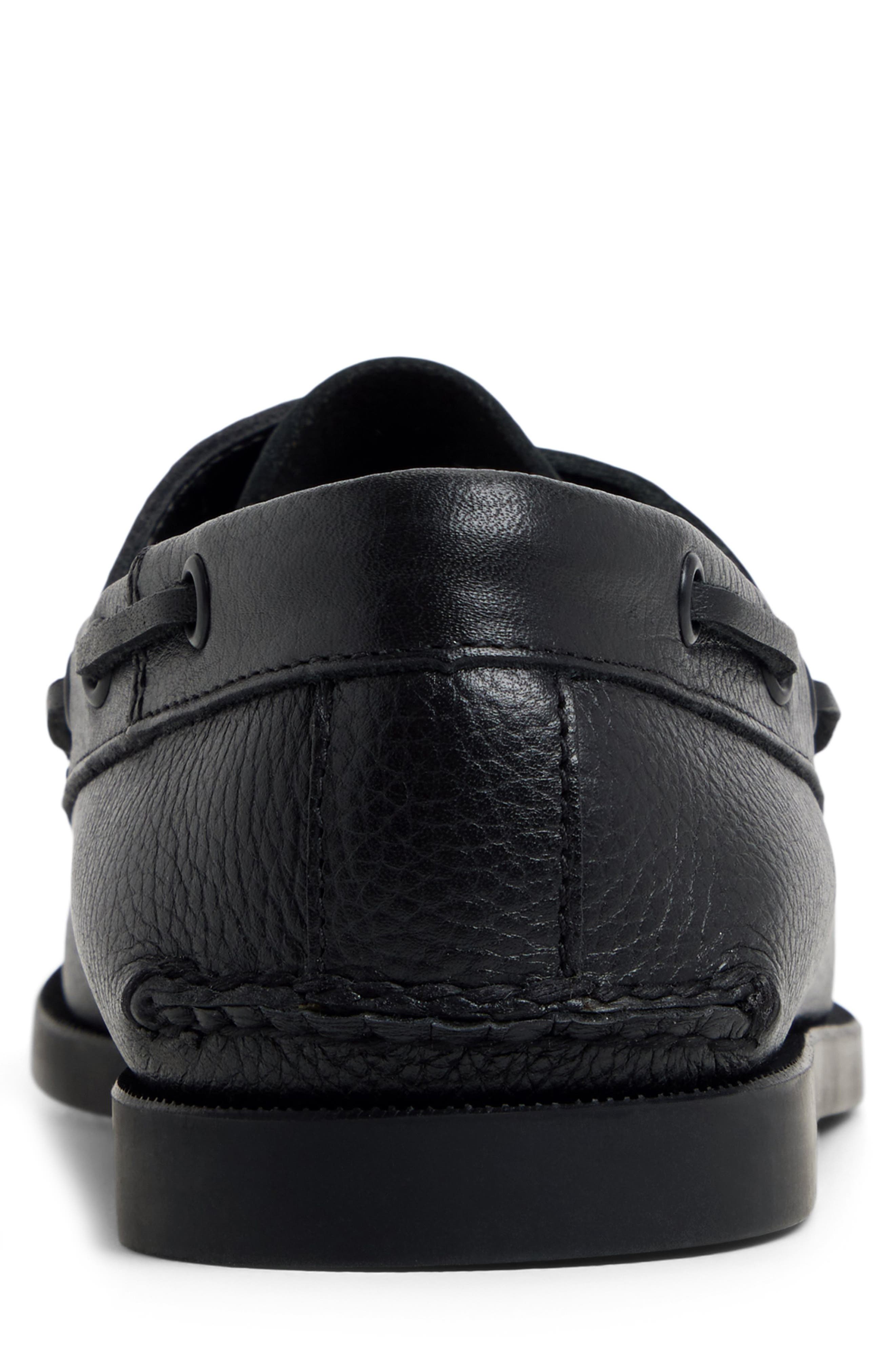 Sperry The American Hides Authentic Original Boat Shoe, Alternate, color, Black