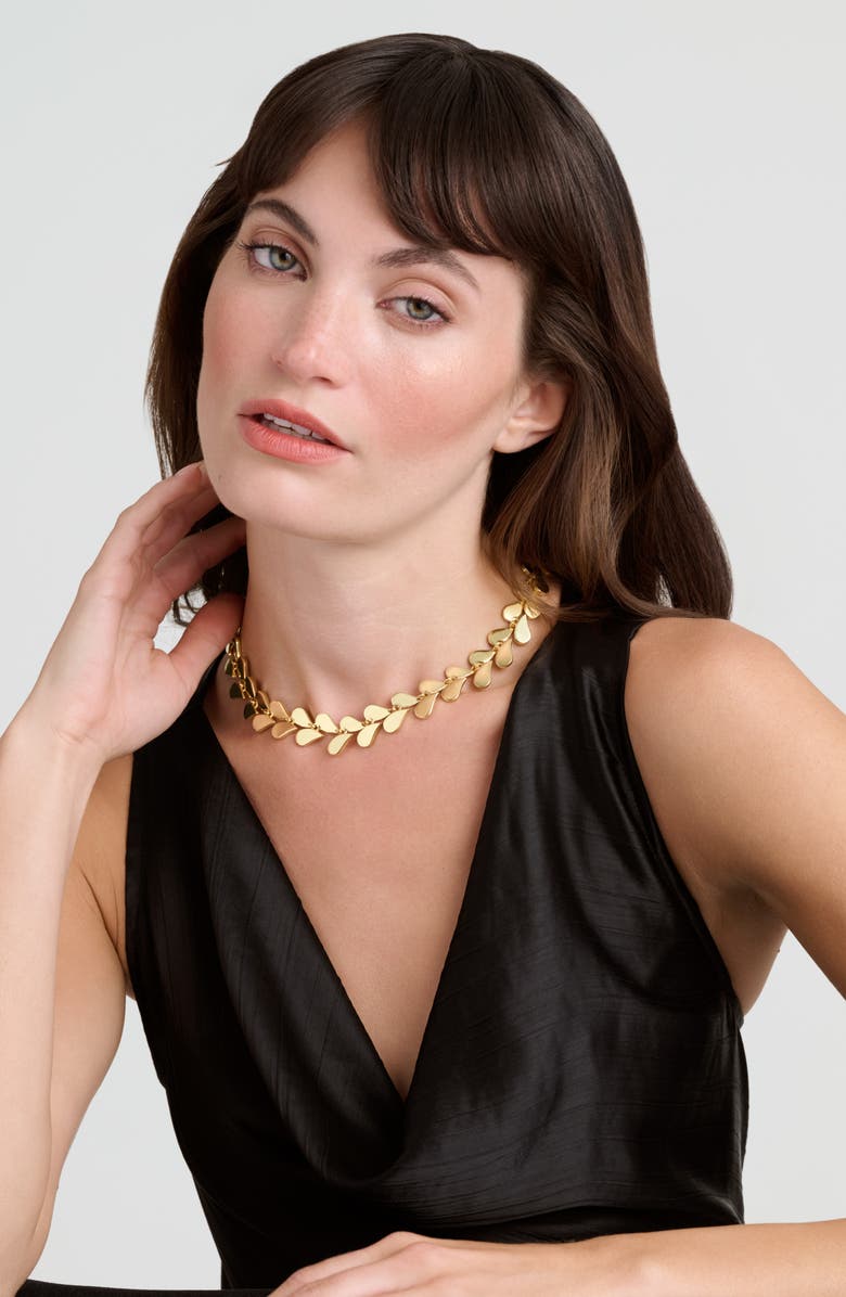 Ted Baker Amelia Abstract Heart Necklace, Alternate, color, Gold Tone