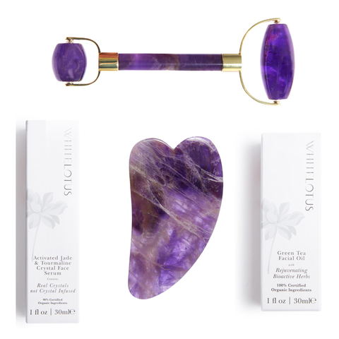 Premium Amethyst Crystal Facial Set
