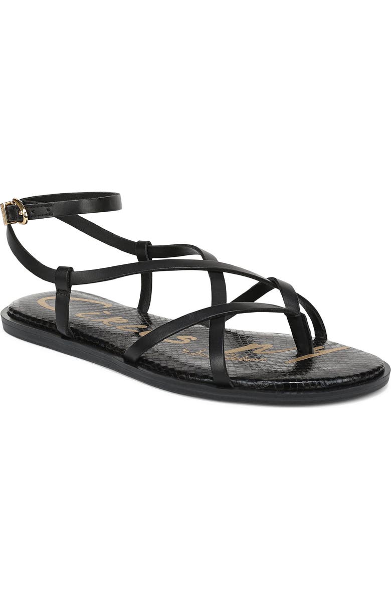 Circus NY by Sam Edelman Dakota Ankle Strap Sandal, Main, color, Black