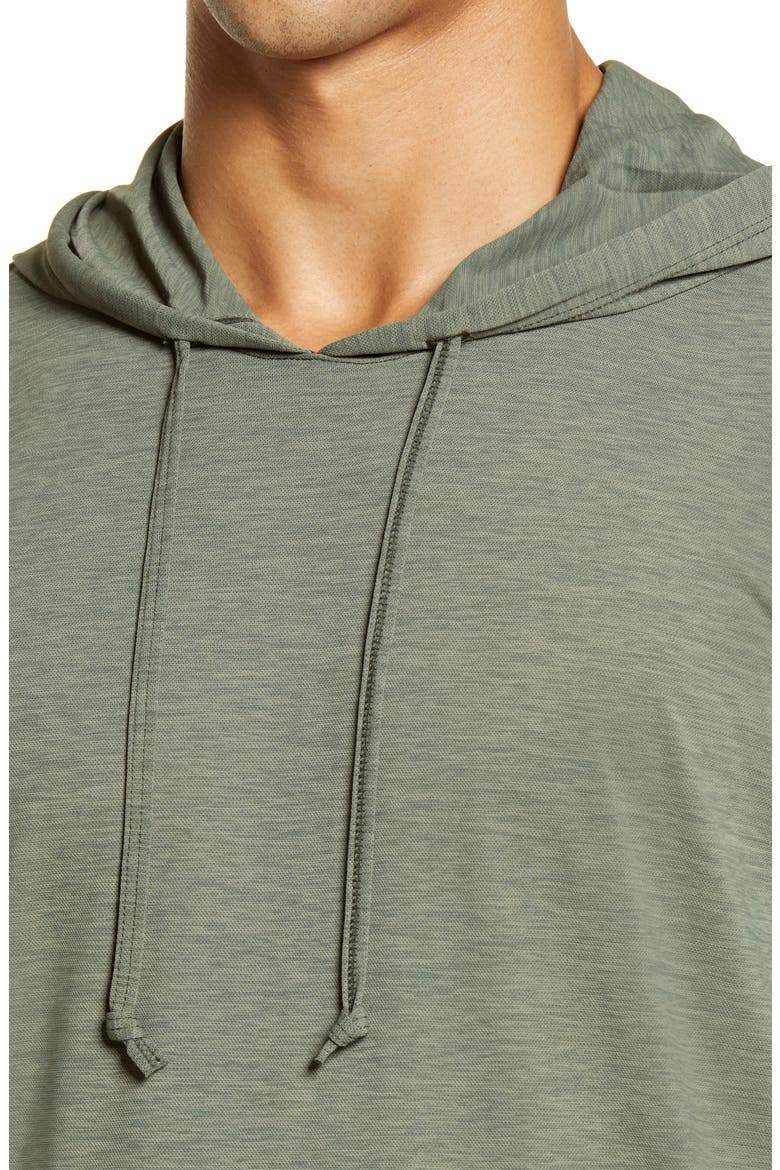 Low Pro Tech Hoodie, Alternate, color, DARK OLIVE HEATHERED