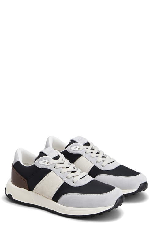 Tod's Colorblock Sneaker In Black