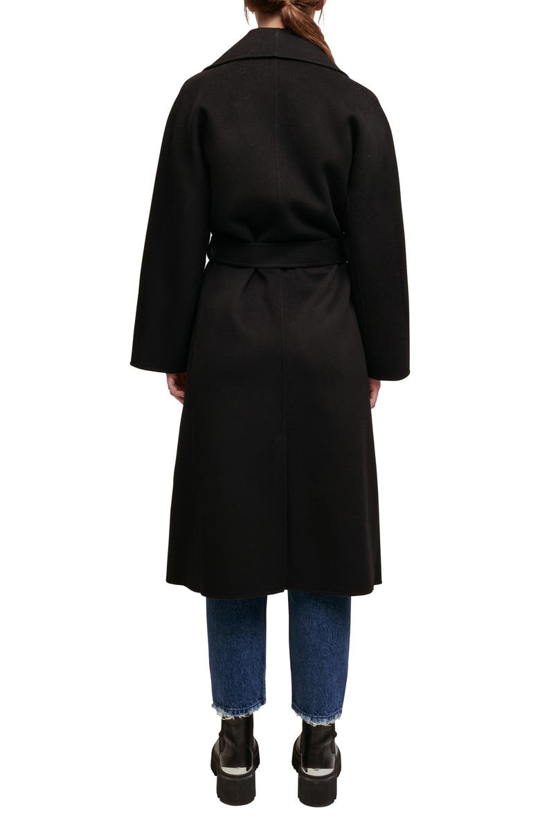 maje Gwenn Wool Blend Wrap Coat, Alternate, color,