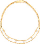 EYE CANDY LOS ANGELES Rosie Faux Pearl Choker Necklace