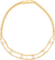 EYE CANDY LOS ANGELES Rosie Faux Pearl Choker Necklace