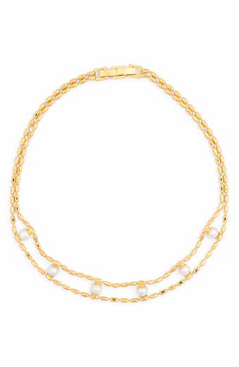 EYE CANDY LOS ANGELES Rosie Faux Pearl Choker Necklace