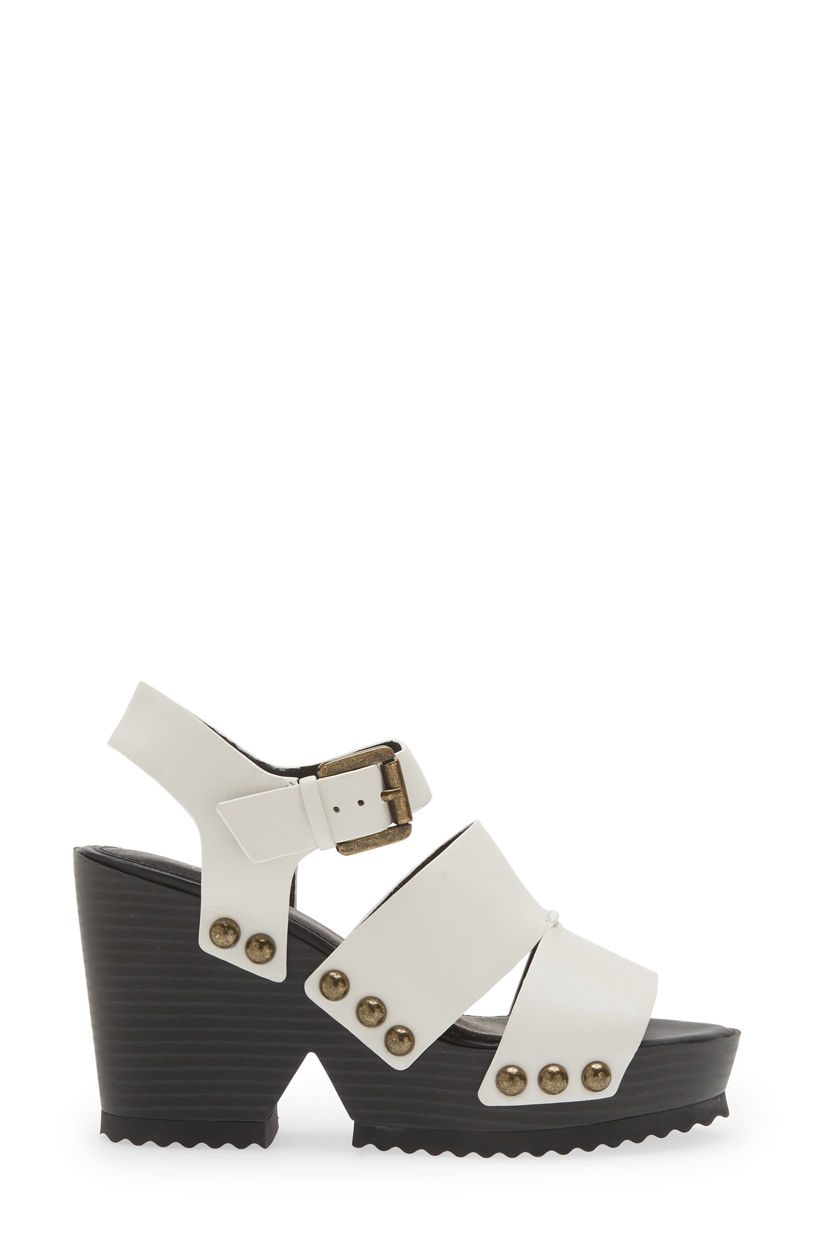 Cecelia New York Artsy Stud Platform Wedge Sandal, Alternate, color, Alabaster