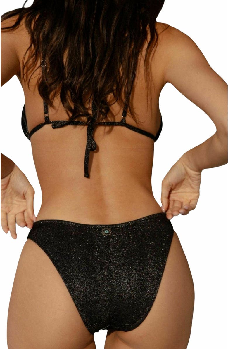Biliblond Bikini Bottom Negev, Alternate, color, Black Lurex
